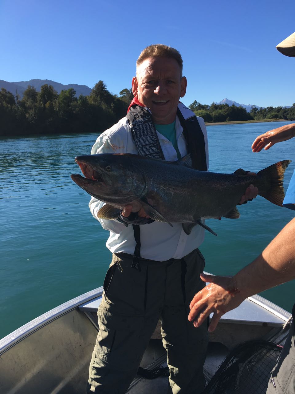 Fotos da pesca esportiva em Chaiten no Chile