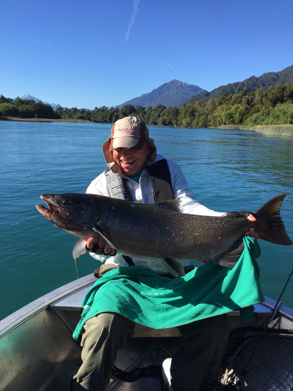 Fotos da pesca esportiva em Chaiten no Chile