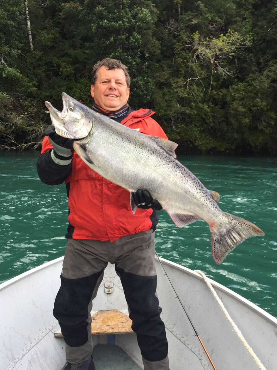 Fotos da pesca esportiva em Chaiten no Chile