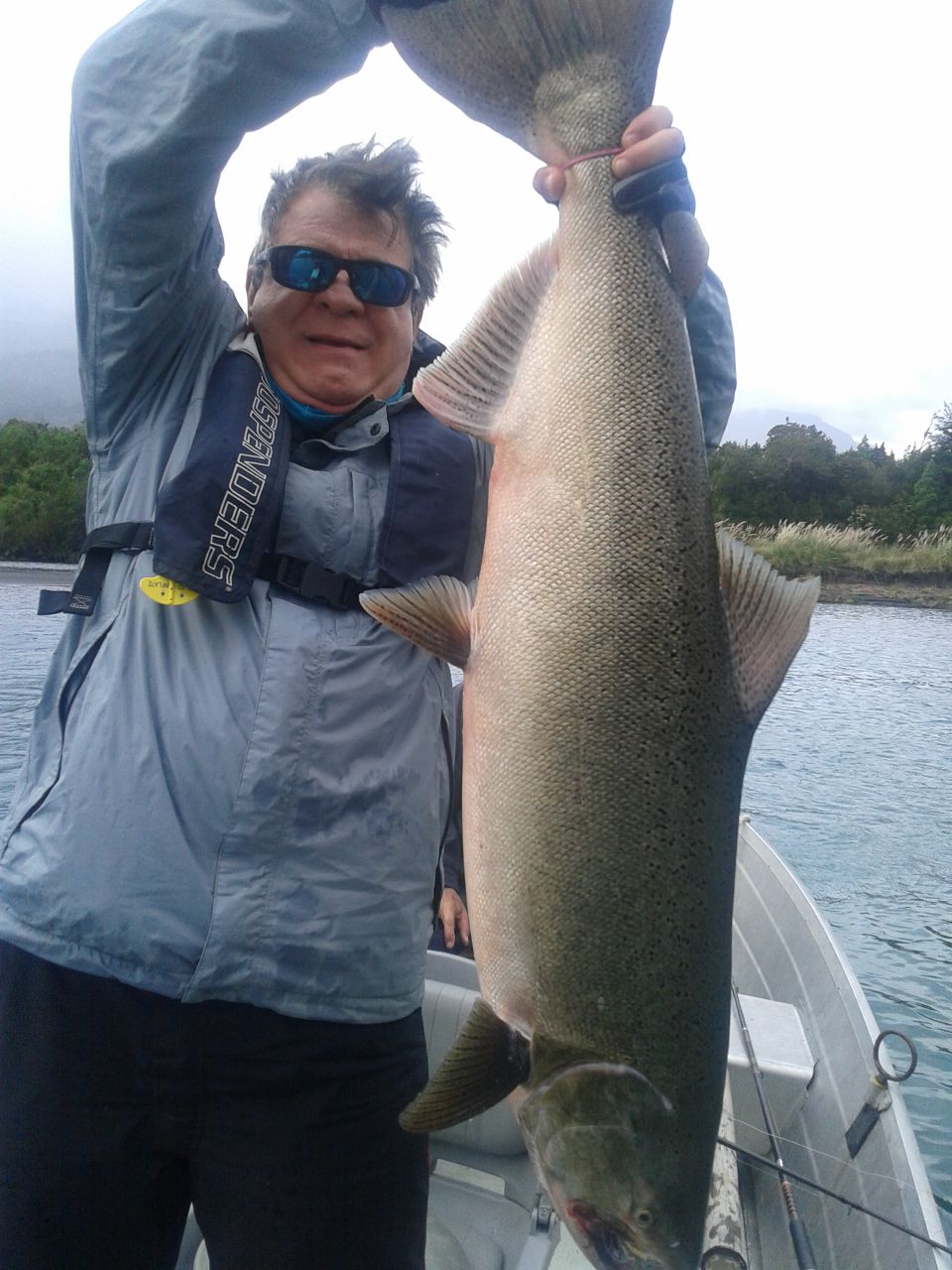 Fotos da pesca esportiva em Chaiten no Chile