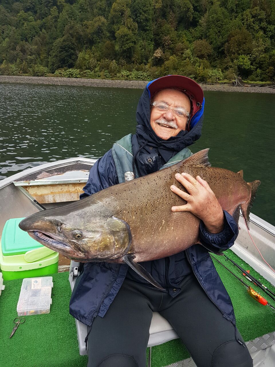 Fotos da pesca esportiva em Chaiten no Chile