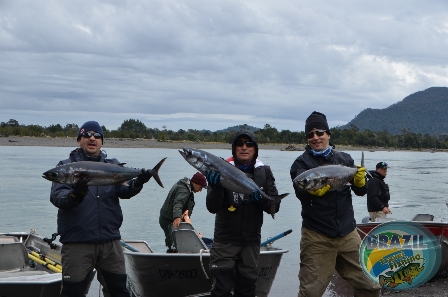 Fotos da pesca esportiva em Chaiten no Chile