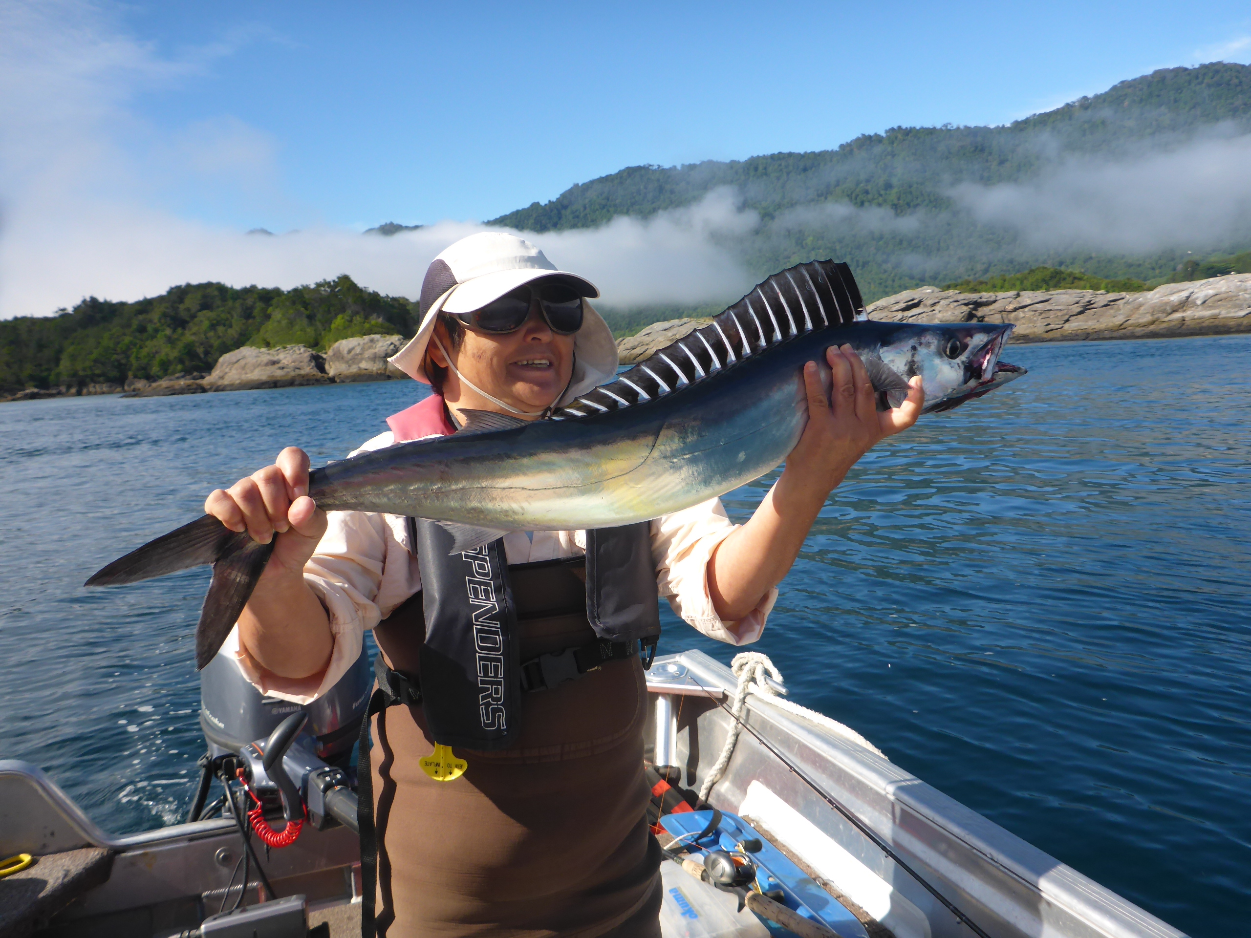 Fotos da pesca esportiva em Chaiten no Chile