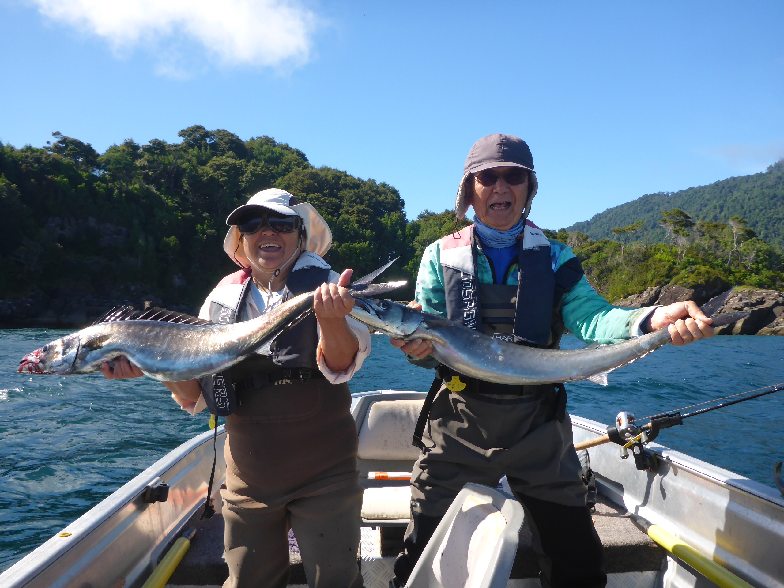 Fotos da pesca esportiva em Chaiten no Chile