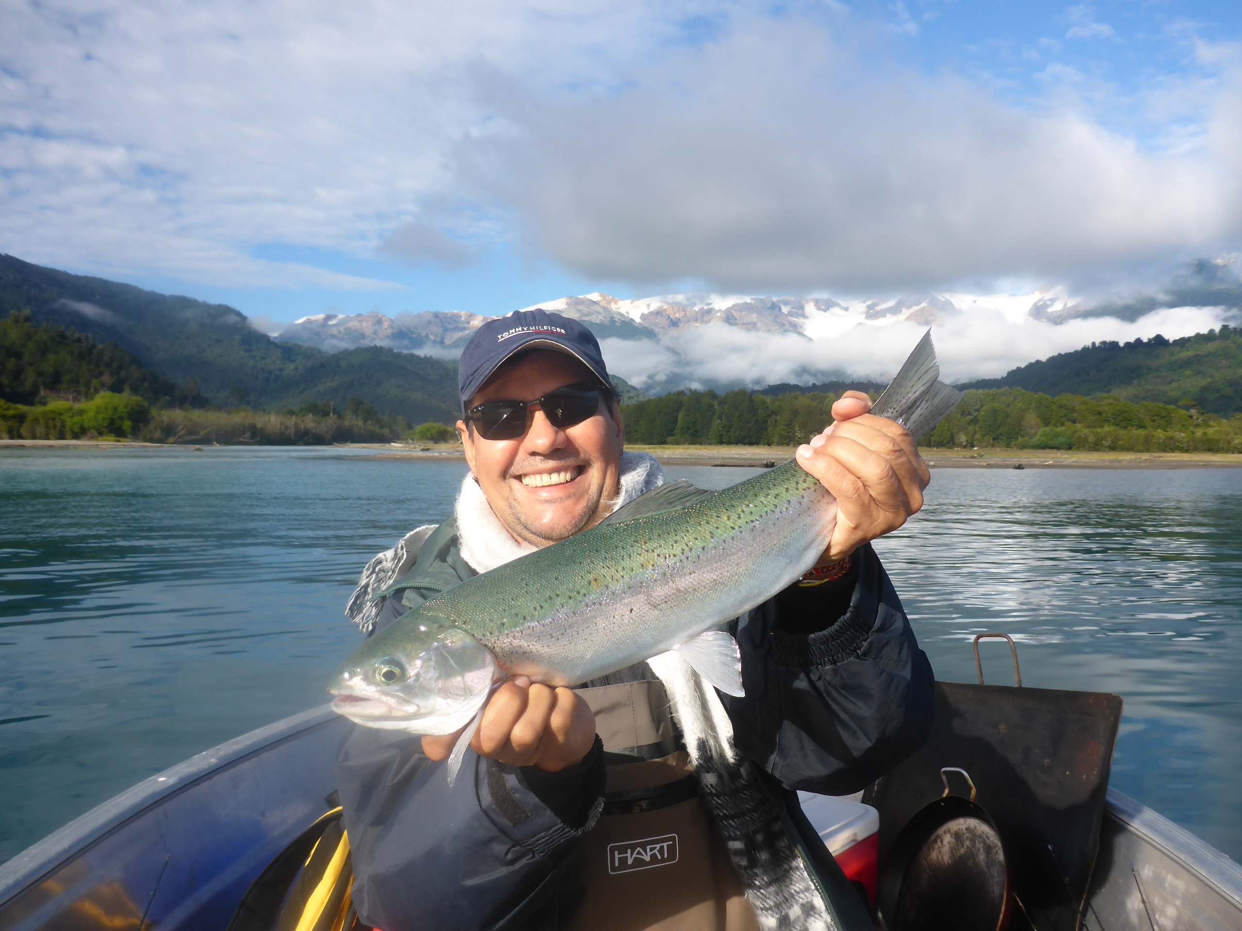 Fotos da pesca esportiva em Chaiten no Chile