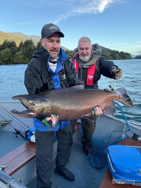 Fotos da pesca esportiva em Chaiten no Chile