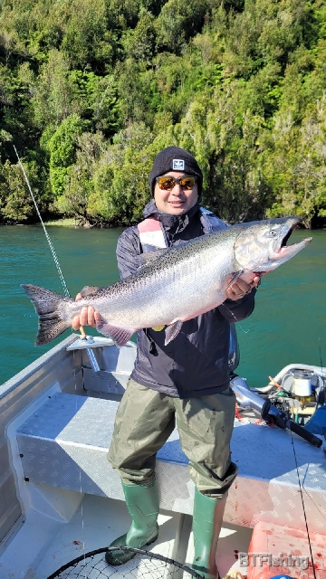 Fotos da pesca esportiva em Chaiten no Chile