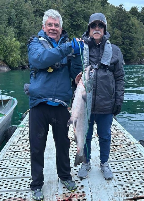 Fotos da pesca esportiva em Chaiten no Chile