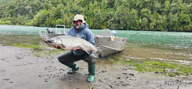 Fotos da pesca esportiva em Chaiten no Chile