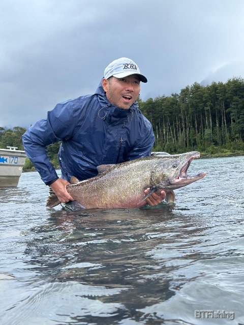 Fotos da pesca esportiva em Chaiten no Chile