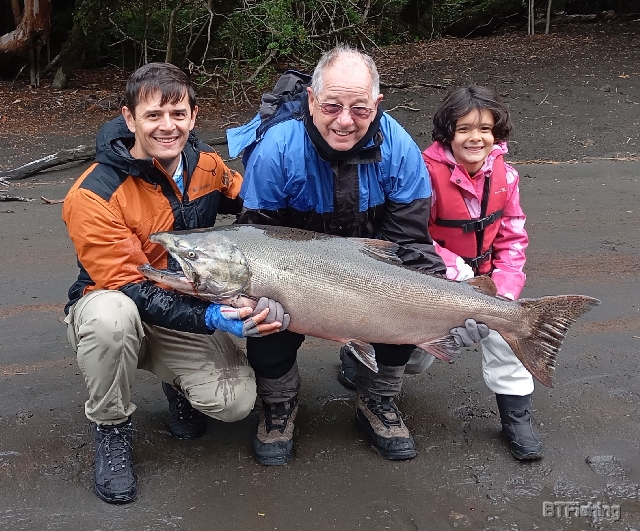 Fotos da pesca esportiva em Chaiten / Chile