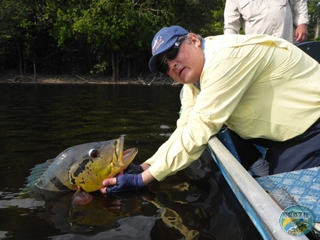 Fotos da pesca esportiva na região Amazonica