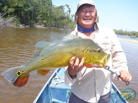 Fotos da pesca esportiva na região Amazonica